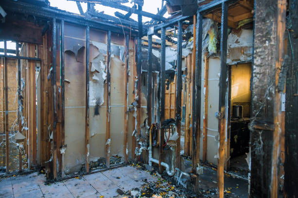 Professional Fire Damage Removal technician working in Choctaw, OK
